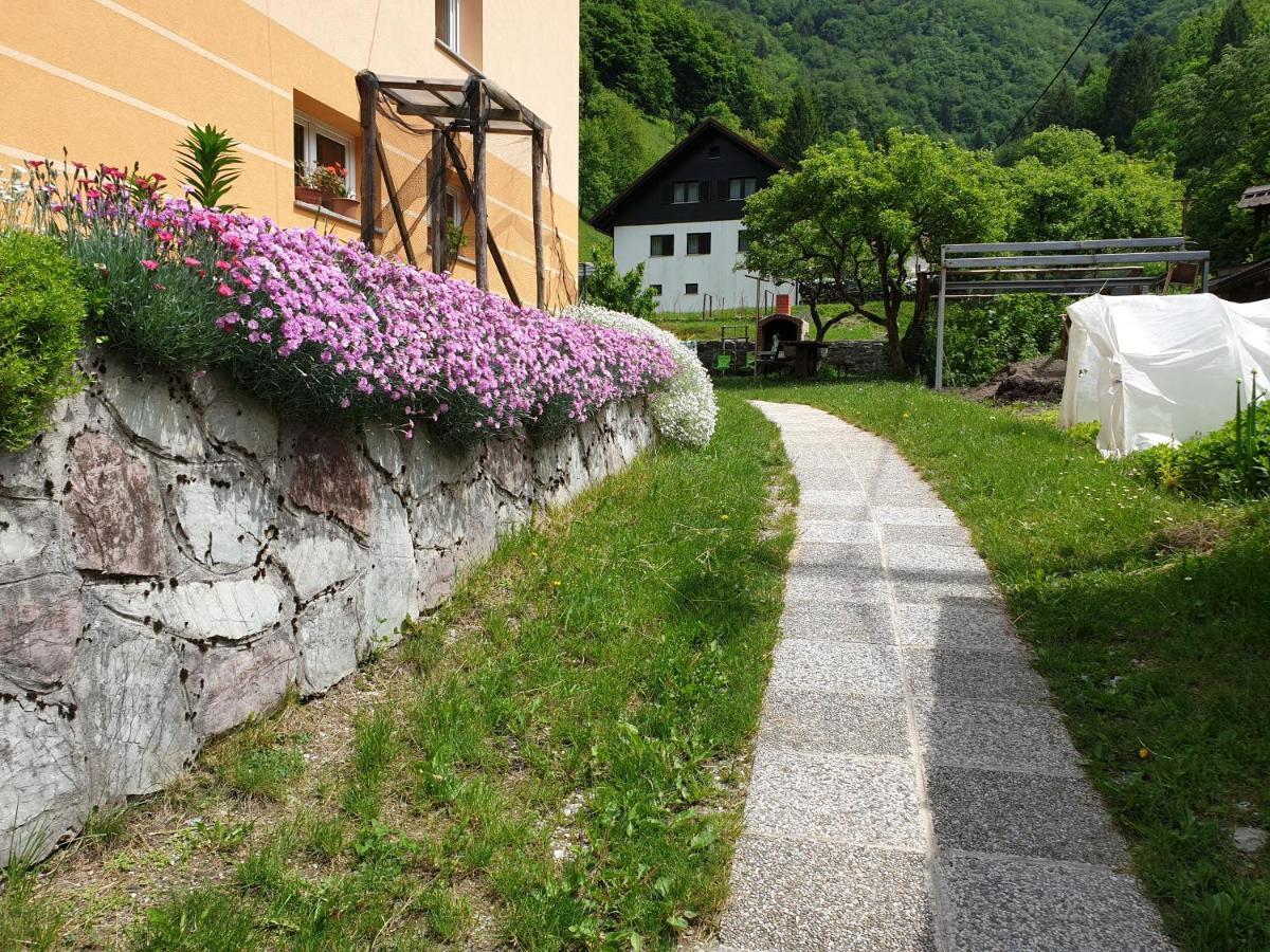 Apartment And Garden House Among The Mountains Podbrdo Dış mekan fotoğraf