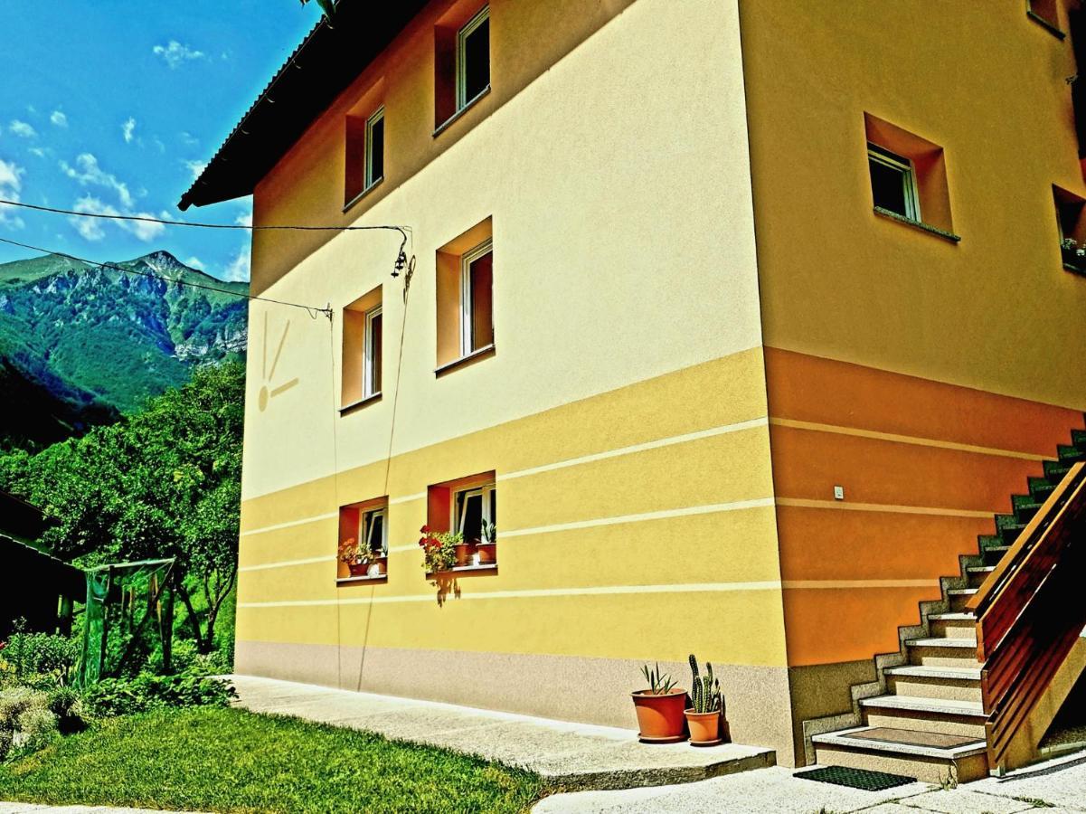 Apartment And Garden House Among The Mountains Podbrdo Dış mekan fotoğraf